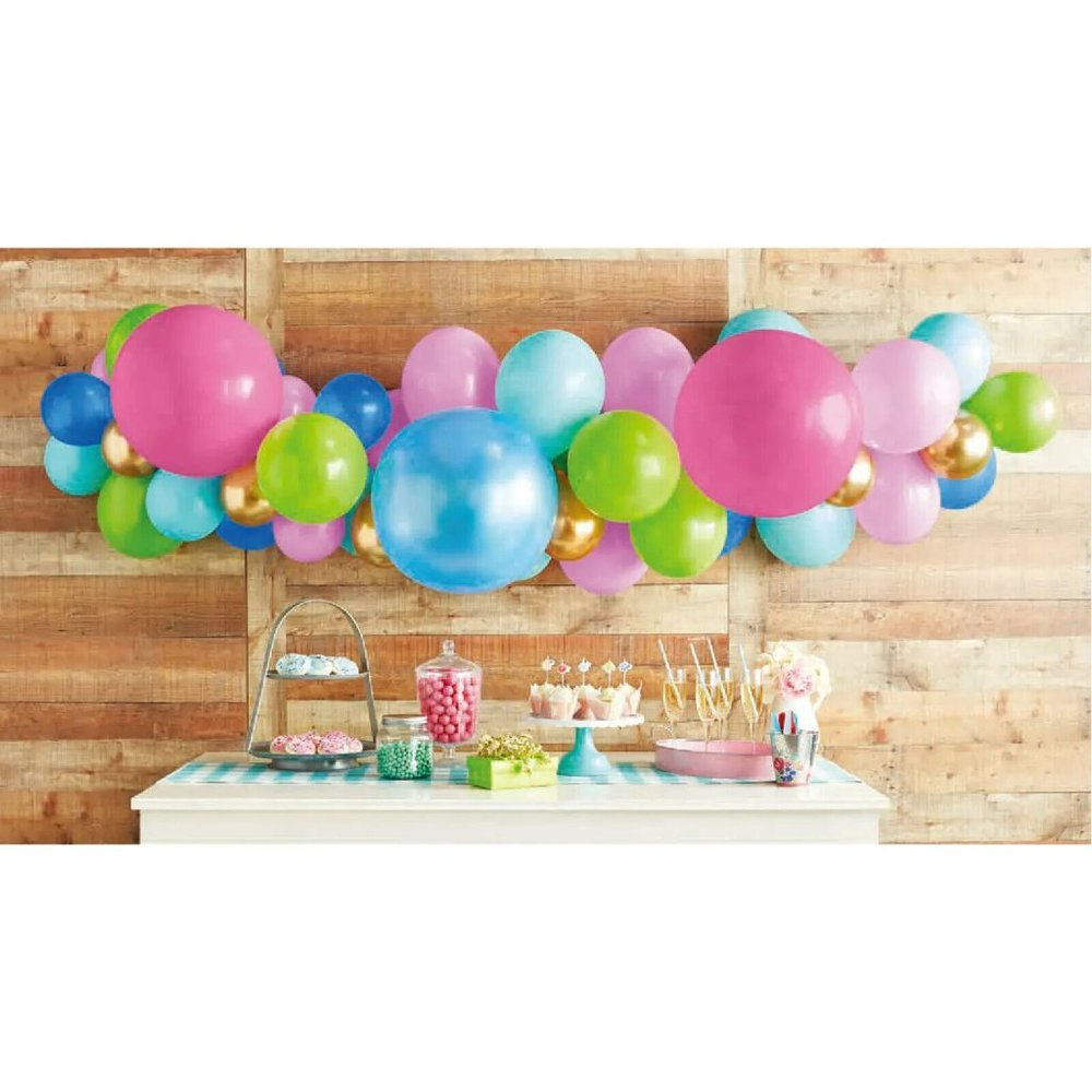 Pioneer Woman Balloon Garland Kit 6ft MultiColor Balloon Party Wedding Decor